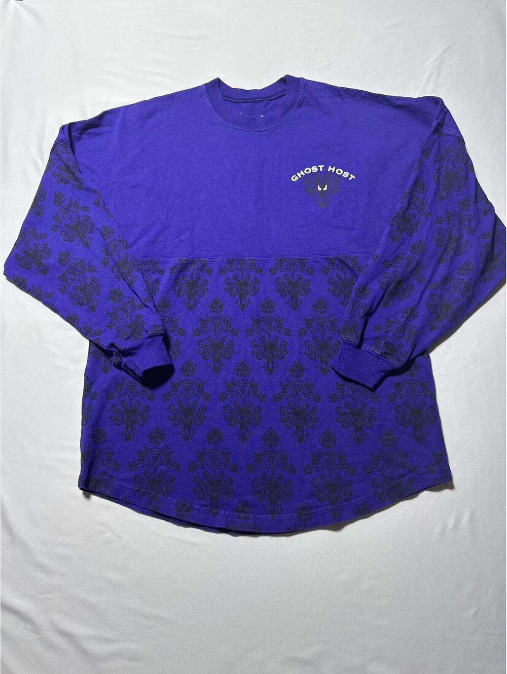 Disney Parks Haunted Mansion Ghost Host Spirit Jersey Purple